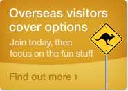 Overseas visitors cover options