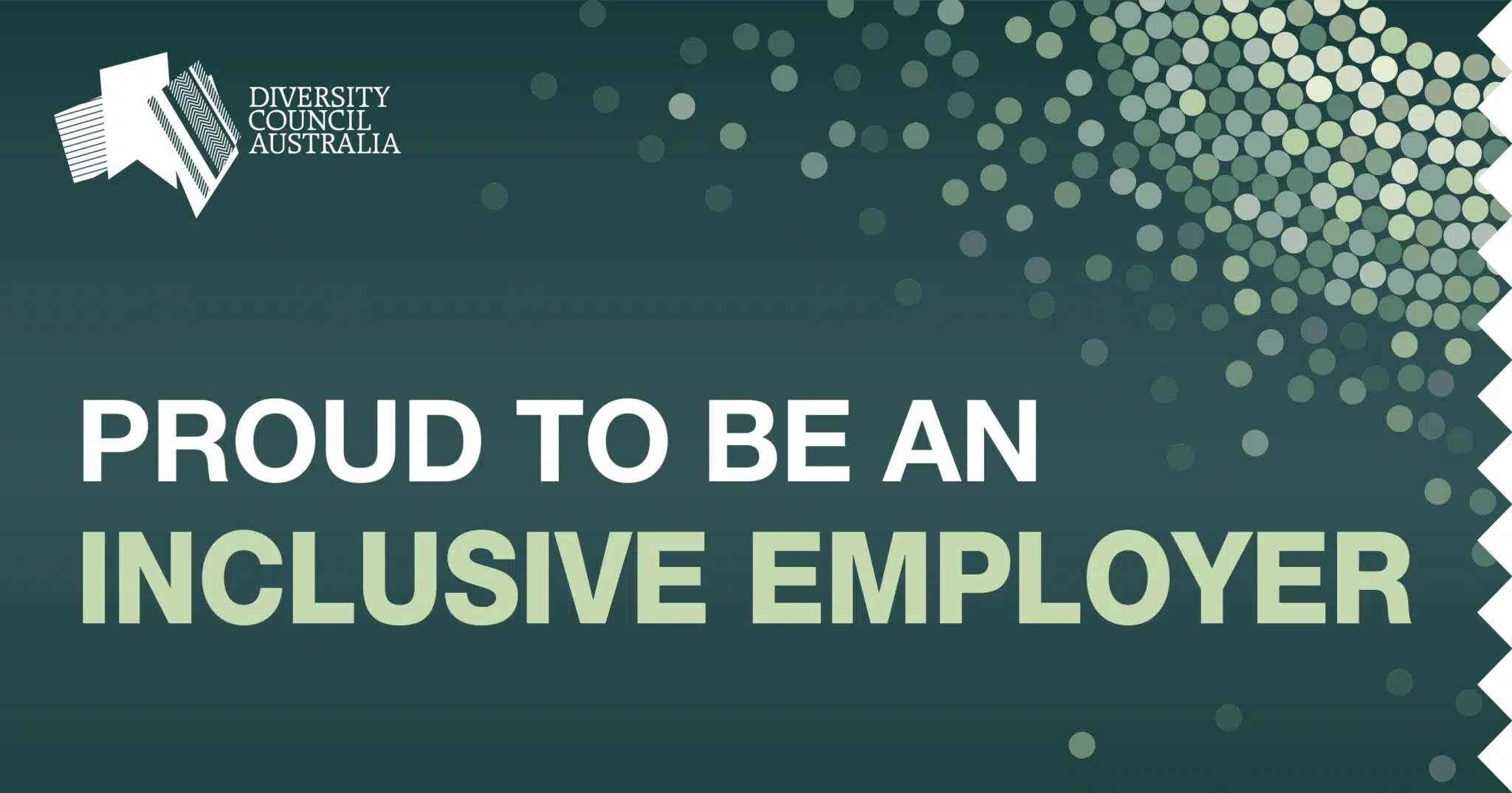 Diversity Council Australia Inclusive Employer Award banner